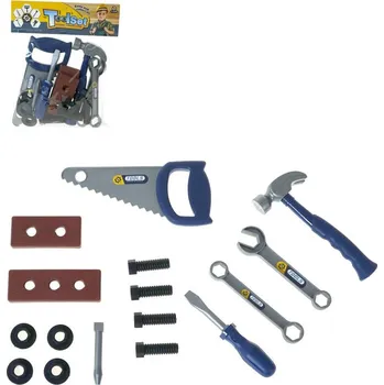 Dětská dílna Pracovní nářadí dětské plastové malý kutil set 16ks v sáčku