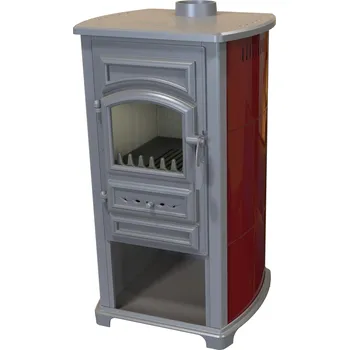 Krbová kamna BELLA THALIA BELLA THALIA, krbová kamna FORTE ECO bordó 5,4 kW