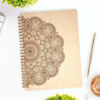 Dřevěný blok - Mandala