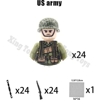 Stavebnice LEGO Stavební bloky válečníků s příslušenstvím | Styl Lego - Black gun-29