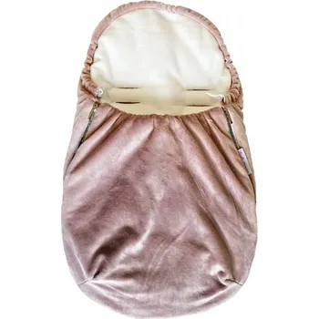 Fusak Dětský Fusak do autosedačky - Starorůžová hladké minky Harmonia