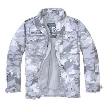 Pánská softshellová bunda Pánská bunda M-65 Giant, Brandit, Blizzard camo, M