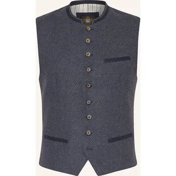 Hammerschmid Pánská Krojová Vesta Jonas, tmavě modrá / šedá, 50