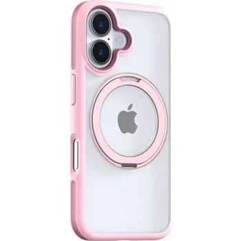 Pouzdro na mobilní telefon Torras Ostand R Fusion Case for iPhone 16 (Pink)