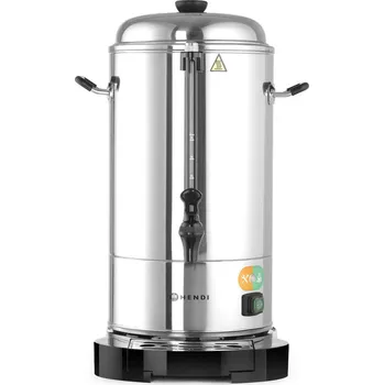 Ohřívač nápojů Dvojstěnný perkolátor, HENDI, 6L, 230V/1500W, 316x350x(H)480mm