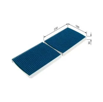 Kabinový filtr Kabinový filtr BMW X7 (G07) Bosch - xDrive40iMild, xDrive40i, xDriveM50i, xDriveM60iMild