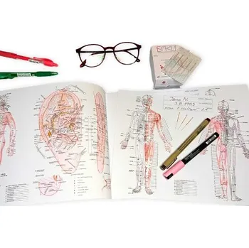 Akupunkturní body - poznámkový sešit