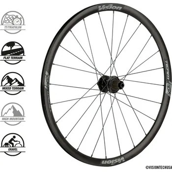 Ráfek na kolo zapletená kola VISION VISION TEAM30 AGX i23 DB-CL CH-TL SH11