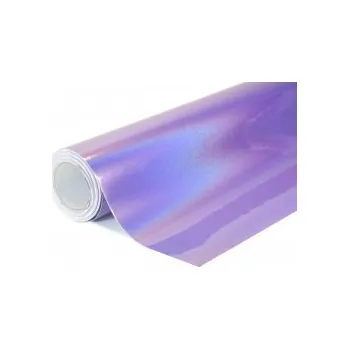 Polep vozidla Chromovaná laserová fialová auto wrap fólie 152x700cm - interiér/exteriér