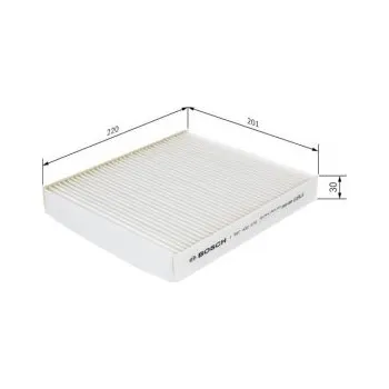 Kabinový filtr Kabinový filtr Nissan ALMERA II (N16) Bosch - 1.5, 1.8, 1.5dCi, 2.2Di, 2.2dCi