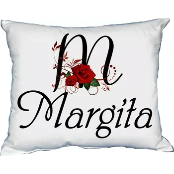 Dekorativní polštářek Polštář s dámským jménem MARGITA (polštářek dámské jméno )