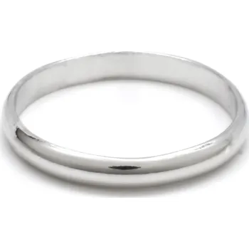 Prsten Stříbrný snubní prsten hladký 2 mm Freedom - 52