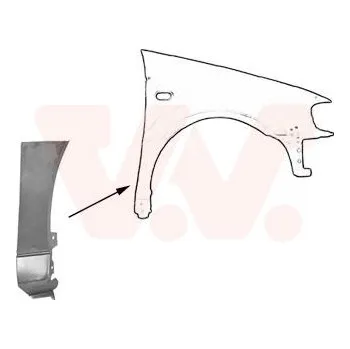 Blatník karosérie Blatník VAN WEZEL 5824156