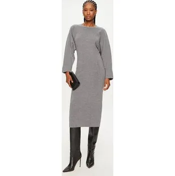 Dámské šaty PINKO Úpletové šaty Vitigno 103944 A221 Šedá Regular Fit S