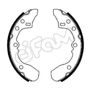 Brzdová čelist Sada brzdových čelistí CIFAM 153-203
