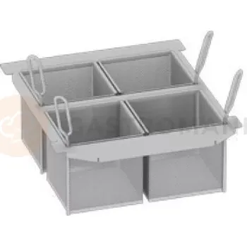 Pánev Sada 4 porcovacích košů na fritování | RATIONAL, 60.75.979