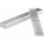 Karl LINES ventilační mřížka, 350 x 100mm - bílá