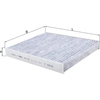 Kabinový filtr Filtr, vzduch v interiéru MAHLE LAK 1123