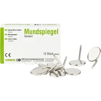 Orbis Dental ORBIS zubní zrcátko standard ploché, vel. 4 12 ks