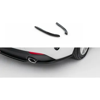 Tuning Splittery zadní boční BMW 4 Coupe / Cabrio G22 / G23 černý lesklý plast