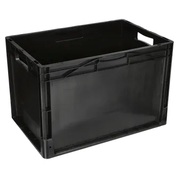 Úložný box BAUHAUS Eurobox, 60 × 40 × 40 cm, 76 l, černý NE6440-4120-PPR991