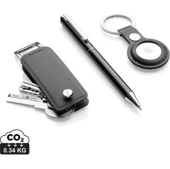 Dárková sada 3ks Swiss Peak Tula z RCS recykl. PU, Firemní dárkové předměty s vlastním potiskem