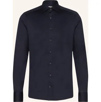 Stenströms Pánská Žerzejová Košile Slim Fit, tmavě modrá, 38