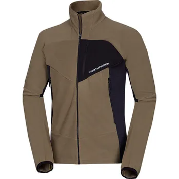 Pánská mikina Northfinder Fulvio fleece blackdarkgreen Mi-3840-OR velikost: XL