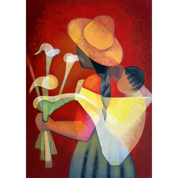 Puzzle BLUEBIRD Puzzle Prodavačka áronů 1000 dílků