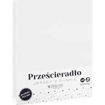 Prostěradlo Prostěradlo Jersey s Gumou Silné 180x200cm Bílé