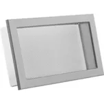 Karl STYLE ventilační mřížka se síťkou, 325 x 170mm - černá