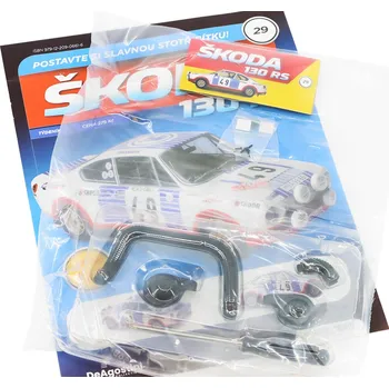 autíčko DeAgostini Škoda 130 RS 1:8 - časopis #29 se stavebnicí Škoda 130 RS 1:8 - časopis #29 se stavebnicí