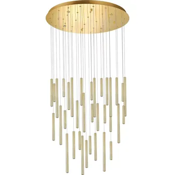 Moderní lustr Ilios 36 stmívatelný zlatá