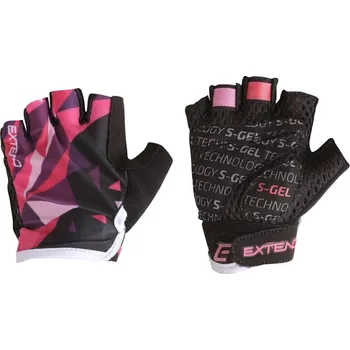 Cyklistické rukavice Extend WEBBI růžovo-fialový krystal 4-6 let (Rukavice dětské Extend WEBBI růžovo-fialový krystal 4-6r.)