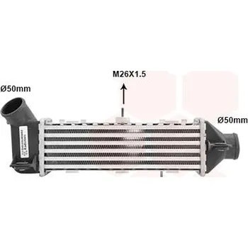 Turbodmychadlo chladič turba VAN WEZEL 58004136