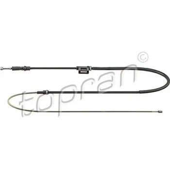 Lanko parkovací brzdy Tazne lanko, parkovaci brzda TOPRAN 117 692