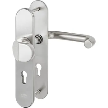 Dveřní kování ASSA ABLOY IKON SX08/72, BT4 Provedení: PZ LI/RE (klika oboustranná/koule), Povrch: IN - nerez, Rozteč: 72 mm