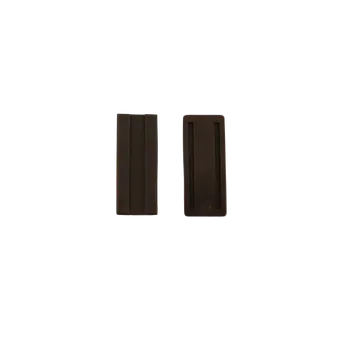 Nábytkové kování Kluzák k nastřelení, 39x16mm-hnědý 07