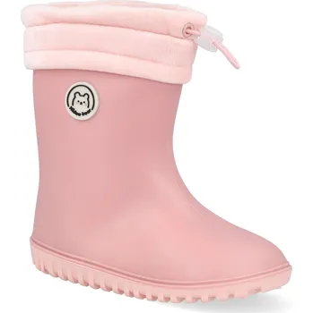 Chlapecké holínky Barefoot dětské zateplené holínky KTR - pink Růžová Velikost: 29