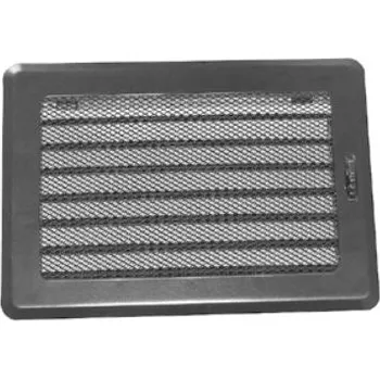 Větrací mřížka Karl SOLID ventilační mřížka s uzavíratelnou žaluzií, 195 x 135mm - bílá