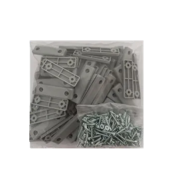 Nábytkové kování Balíček: kluzák k našroubování 238 šedá (35) 100ks + vrut 3x16mm 200ks