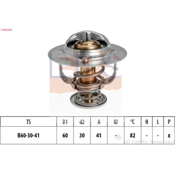 Chladič motoru Termostat, chladivo EPS 1.880.844S