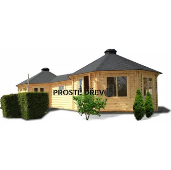 Zahradní domek Nordic wood Zahradní grilovací domek Nanna 16,5 twin