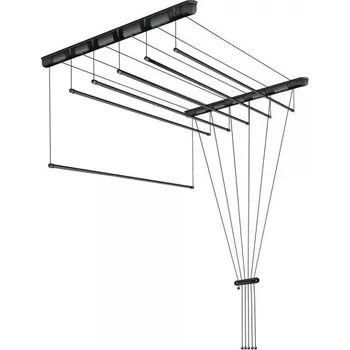 Sušák na prádlo Duramat Stropní sušák na prádlo černý