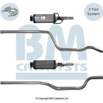 Filtr do auta Filtr pevnych castic, vyfukovy system BM CATALYSTS BM11062P