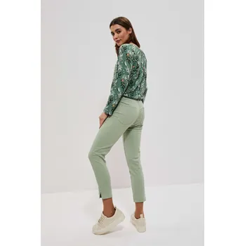 Dámské kalhoty Dámské kalhoty Moodo Monochrome Moodo zelená | krémová | světle zelená | vícebarevná | vícebarevná 1916497