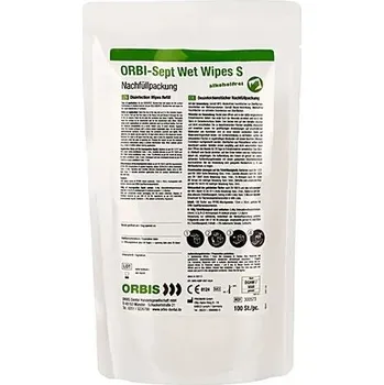 Hygienický ubrousek ORBI-Sept vlhčené ubrousky 12x20cm S bez alkoholu 100 ks