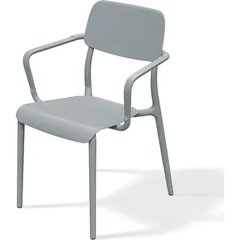 Prosperplast Židle s područkami RIMO 570x555x840 - barva: šedá