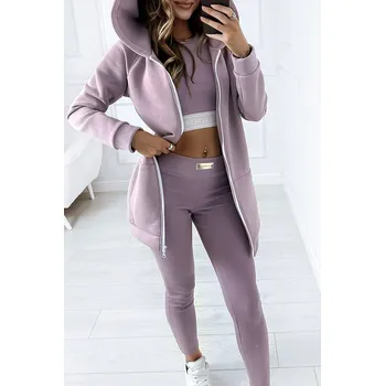 Teplákový komplet AUTUMN lila Velikost: M/L