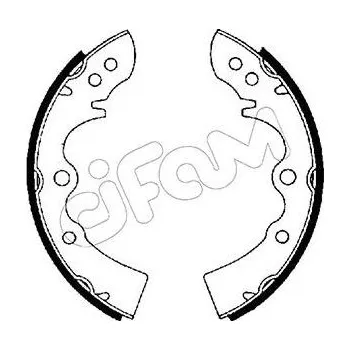 Auto-moto Sada brzdových čelistí CIFAM 153-198